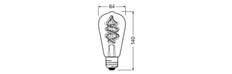 Ledvance Slimme Wifi Edison Rgbw Filament E27 Lamp 4.5W - 4058075609914