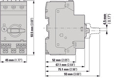 Eaton PKZM0 6.3A Motorbeschermingsschakelaar - 199185