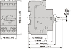Eaton PKZM0 10A Motor Protection Circuit Breaker - 199186