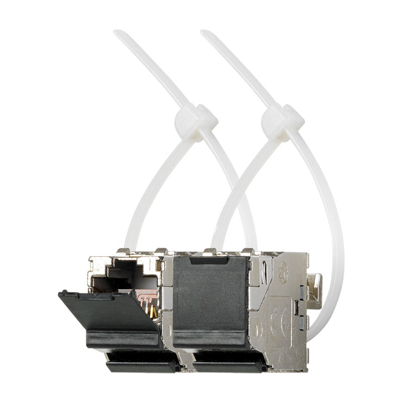 Jung Cat 6A Universeel Netwerkmodule Met Stofafdekking - Uma-Cat6A-25