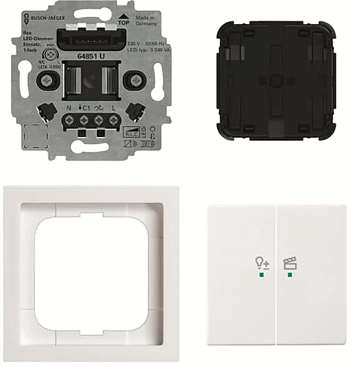ABB Busch Free@Home Draadloze Flex Dimmer Set Toekomst 84 - 2CKA006200A0294