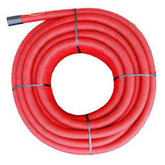 Dubbele Wand PE-HD Kabel Beschermbuis 40x33mm Rood 50M - MBR040 [50 Meter]