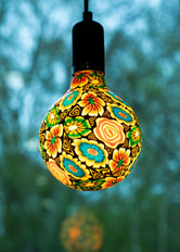 Bailey LED Paint Globe G125 Flower Dark Dimmable 7W E27 - 145232
