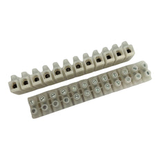 Tekox 12-Poolige Aansluitstrip 2.5mm² Met Draadbeschermer - CH PH0725P12N [2 Stuks]