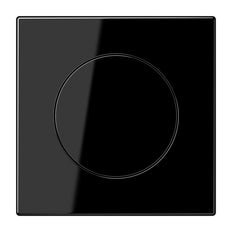 Jung LS Serie Zwarte Rotary Dimmer Afdekking - LS1740SW