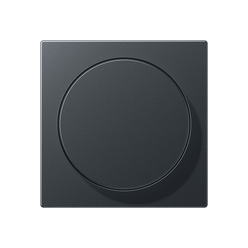 Jung A Range Rotary Dimmer Afdekking Matt Antraciet - A1740BFANM
