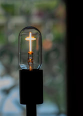 Bailey LED Cross Silhouette ST45 E27 2W 2200K Dimmable - 145553