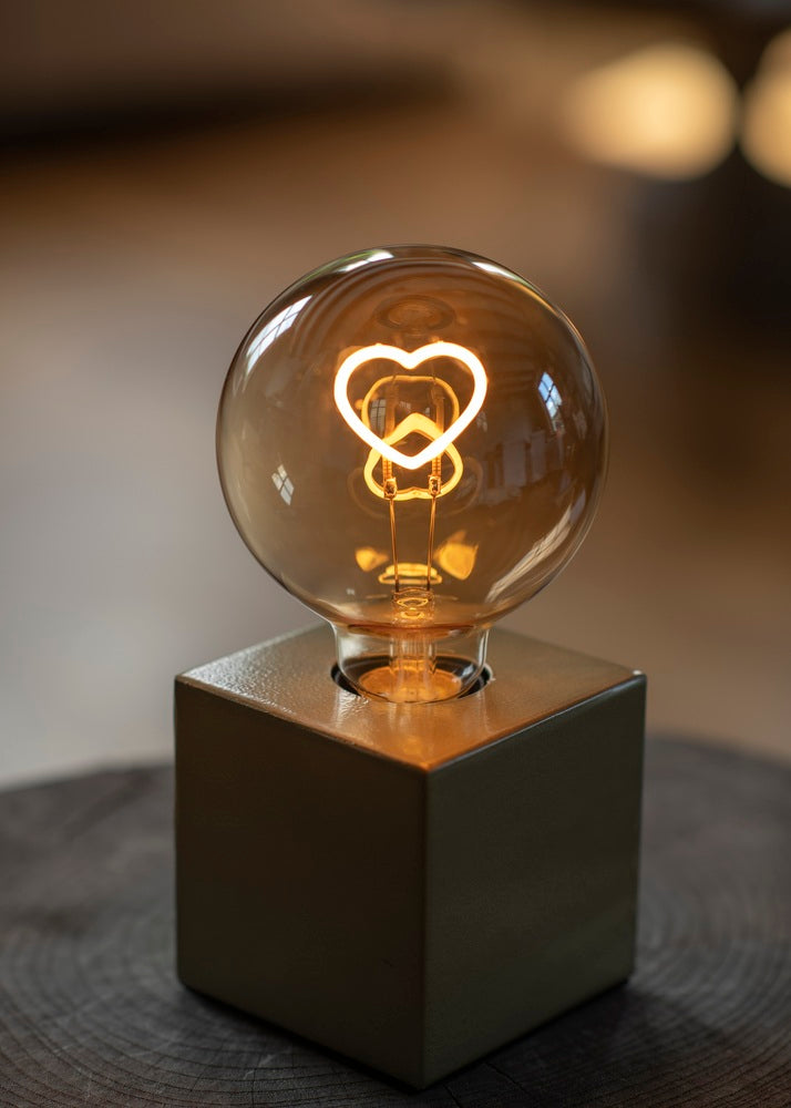 Bailey LED Heart Silhouette G95 E27 2W Gold - 145546