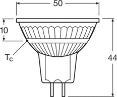 LED MR16 GU5.3 Dimmable Spot 6.6W 930 Professional - 4099854048159
