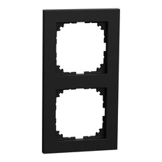 M-Pure 2-Gang Ocean Plastic Frame Zwart Mat - MEG4020-3603