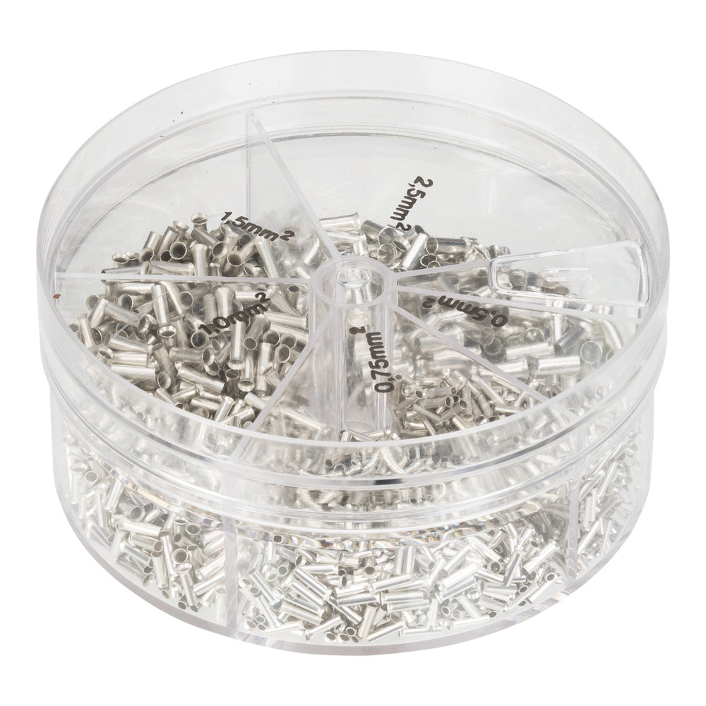 Ongeïsoleerde Draad Eind Terminal Assortiment - Ce540102 [1900 Stukken]
