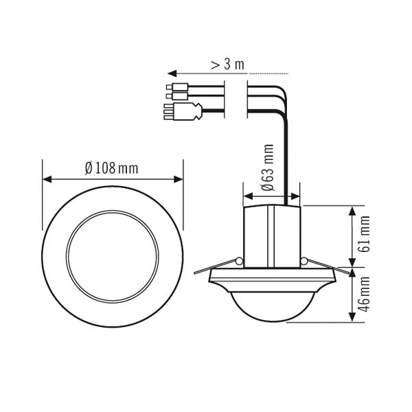 ESYLUX PD-C 360I/24 DUO DALI Plafond Aanwezigheidsdetectie - EP10427374