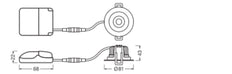 Ledvance 8W Verstelbare Led Spotlicht 927 Dimbaar Wit - 4058075799622