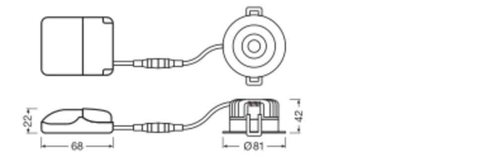 Brandwerende Led Inbouwspot 8W IP65 Dimbaar 930 - 4058075799745