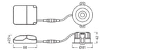 Brandwerende Led Inbouwspot 8W IP65 Dimbaar 930 - 4058075799745