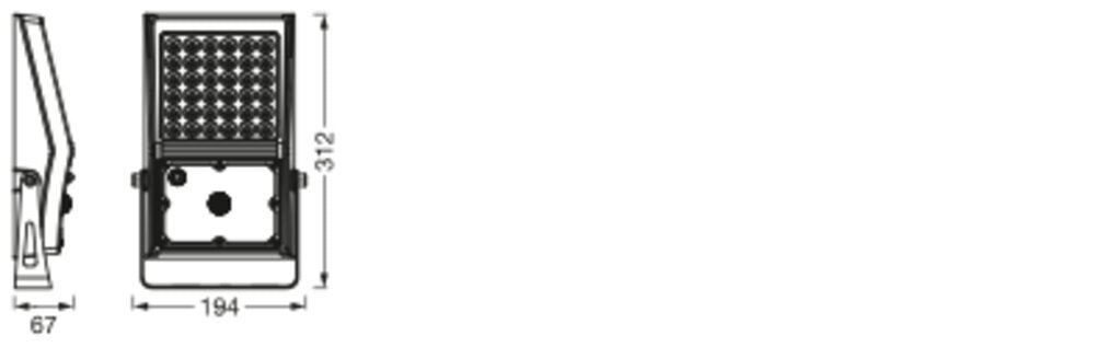 ENDURA Solar LED Floodlight 10W 4000K Met Sensor - 4058075762350