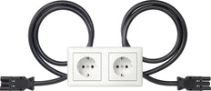 Gira Standaard 55 Dubbele SCHUKO Stopcontact 16A 250V - 483103