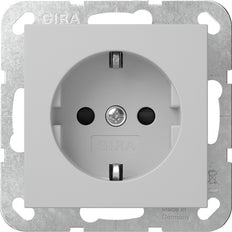 Gira Systeem 55 Veiligheid Plus Stopcontact Grijs Matt - 4755015