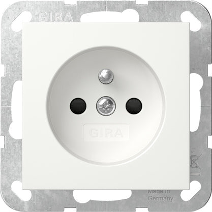 Gira Systeem 55 Veiligheid Plus Stopcontact Met Aardepin - 448503