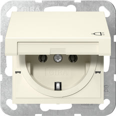 Gira Systeem 55 Schuko Stopcontact Met Scharnierende Afdekking - 445401
