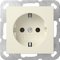 Gira Systeem 55 Schuko Stopcontact Crème Wit - 418801 [2 Stuks]