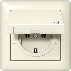 Gira Standaard 55 IP44 Schuko Stopcontact Met Scharnierende Afdekking - 415701