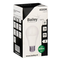 Bailey Ecobasic Led A60 E27 8.5W Dimbaar 4000K Lamp - 145679 [2 Stuks]