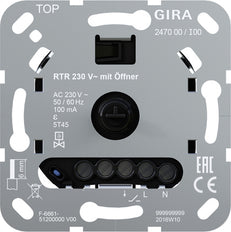 Gira 247000 Room Temperature Controller 230V NC Basic Unit - 247000