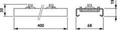 Philips Maxos Fusion LED Rail Systeem Bevestigingsbeugel Wit - 8718696374511