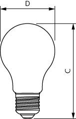 Philips Master Led Dimbare Glazen Lamp E27 5.9W - 8719514449718
