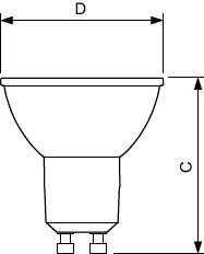 Philips Master Led Gu10 Dimtone Spot 4.9W 2700K - 8718696708118