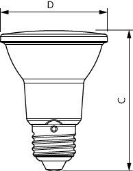 Philips Master Waarde LED PAR20 6W Dimbare Spotlicht - 8719514443044