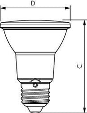 Philips Master Waarde LED PAR20 6W Dimbare Spotlicht - 8719514443044