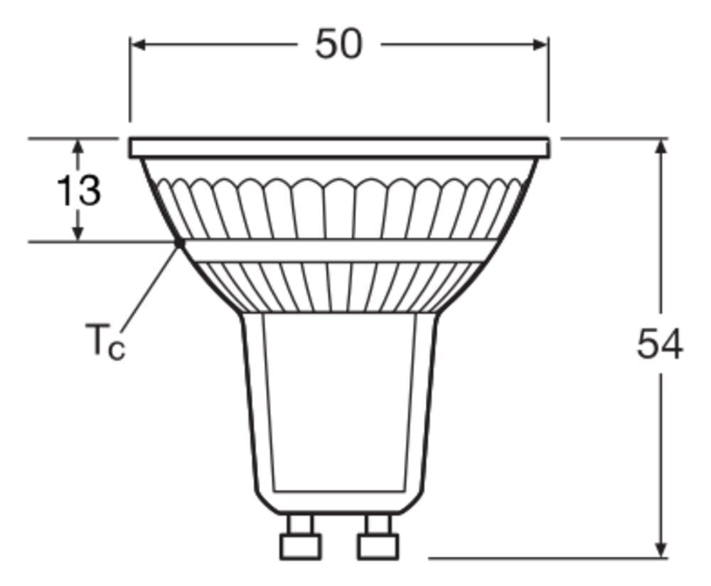 LEDVANCE Superior GLOWdim PAR16 GU10 LED Spot 4.5W - 4099854071430