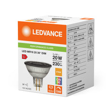 Ledvance Performance Led Mr16 Gu5.3 3.4W Dimbare Spot - 4099854070563