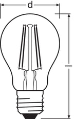 Led Classic A27 Dimbaar Filament 4.8W 827 Helder - 4099854067396