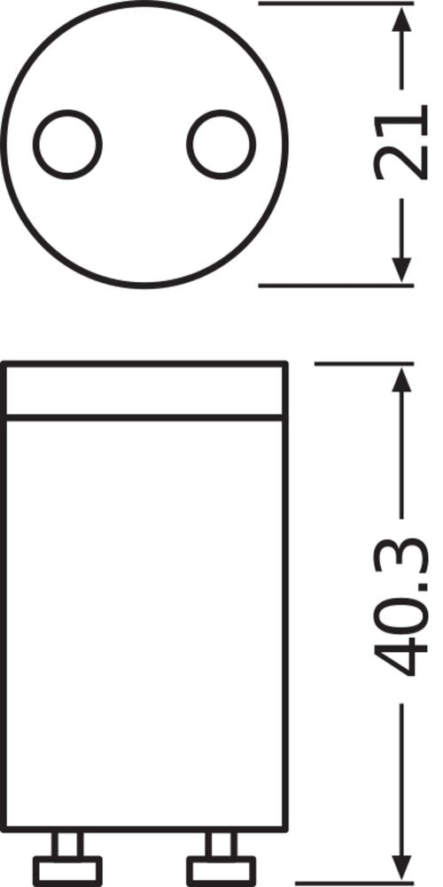 LED T8 Buizenvervanger Starter Voor CCG Systemen - 4099854067150 [2 Stuks]