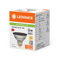 LEDVANCE Prestaties MR16 GU5.3 5W 930 Dimbare Spot - 4099854059711