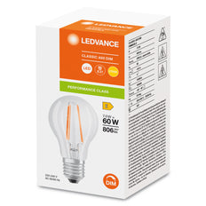 Dimbare Led Classic A19 7W E27 827 Helder Filament - 4099854054396