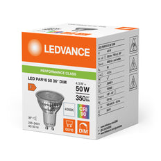 Ledvance Par16 Gu10 Led Spot 4.5W 940 Dimbaar - 4099854045509