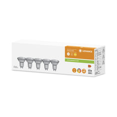 LEDVANCE PAR16 GU10 Dimbare LED Spot 4.5W 927 - 4099854044908 [5 Stuks]