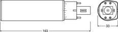 DULUX LED 6W 840 G24Q-1 4-Pin Vervanglamp - 4058075821958