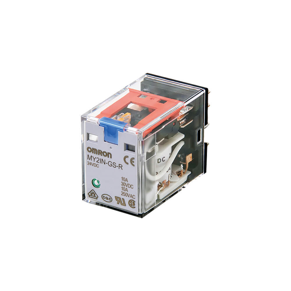 Omron MY4 14-Pin Plug-In Relay 4PDT 6A With LED - MY4 5748F