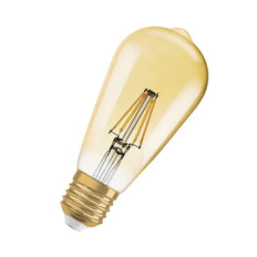 Vintage 1906 Led Edison Dimbare Gouden E27 6.5W 2400K - 4099854081514