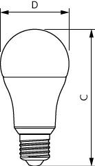 Philips CorePro Led A60 13W E27 3000K Lamp - 8720169169173