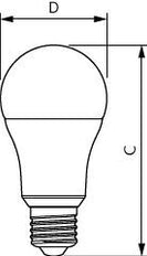 Philips CorePro Led A60 13W E27 3000K Lamp - 8720169169173
