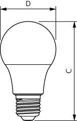 Philips CorePro Led A60 E27 8W 3000K Lamp - 8720169169135 [2 Stuks]