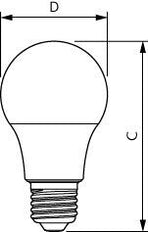 Philips CorePro Led A60 E27 8W 3000K Lamp - 8720169169135 [2 Stuks]