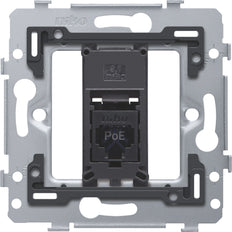 Niko Enkele RJ45 UTP Cat6 PoE++ Platte Wandcontactdoos - 170-79261