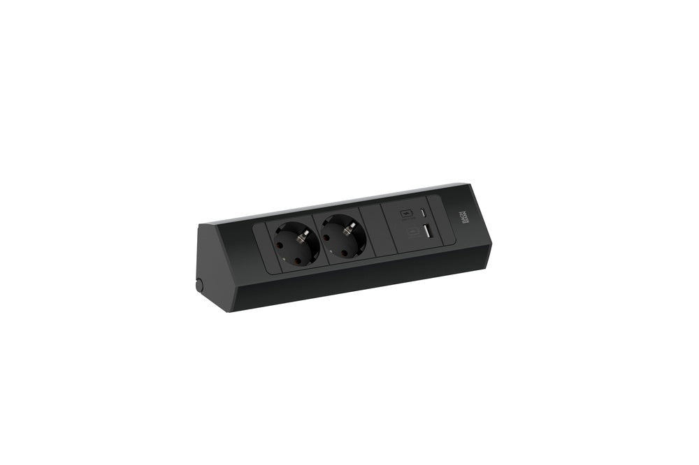 Casia 2 Hoek Power Unit Met Dubbele USB Opladen - 932.102